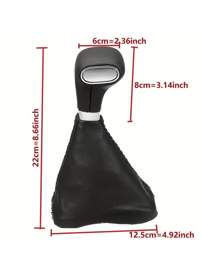 مقبض ناقل الحركة الأوتوماتيكي من الجلد الصناعي البلاستيكي لتجوان MK5 2006-2011 - Image 2